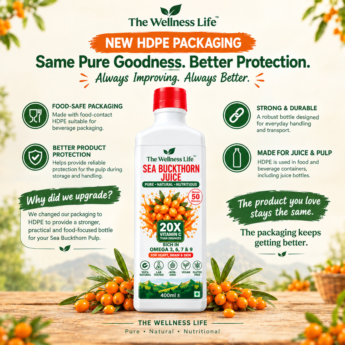 Sea Buckthorn Pulp (Juice)